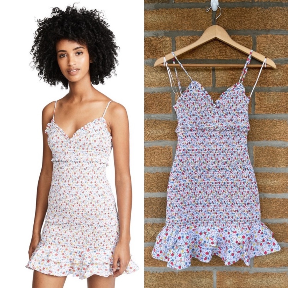 LIKELY Zephra Dress In Floral Multi Size 2